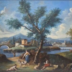 Paisaje Escuela Italiana S XIX